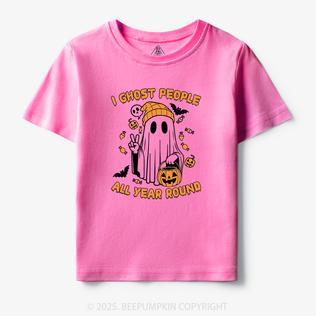 I Ghost People All Year Round Toddler&Kid's Tees Beepumpkin