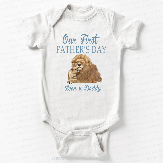 Our First Father's Day Bodysuit For Baby