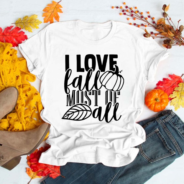 I Love Fall Most Of All Shirt