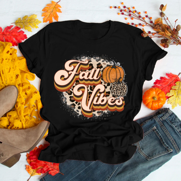 Fall Vibes Retro Shirt For Her