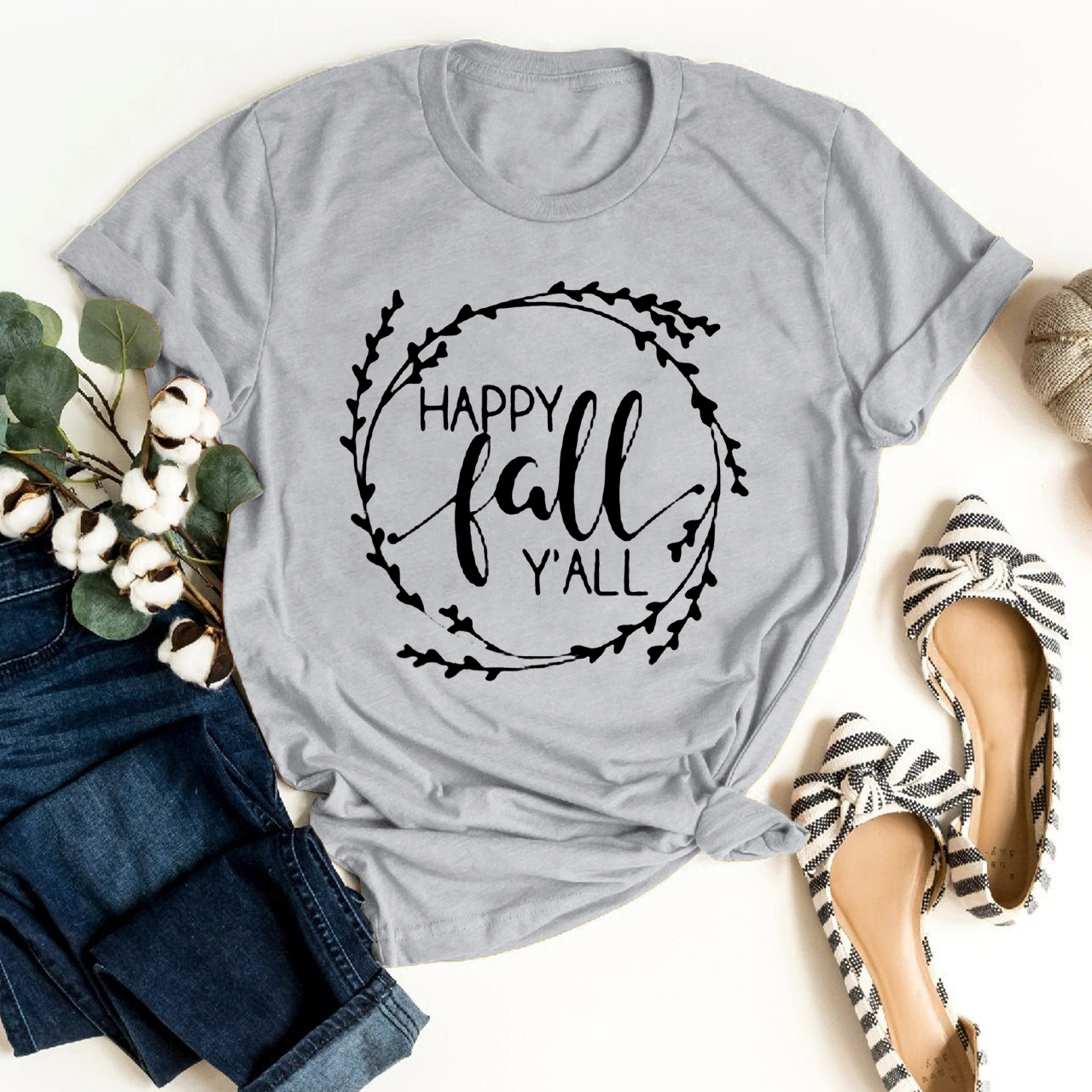 Happy Fall Y‘all Shirt For Her