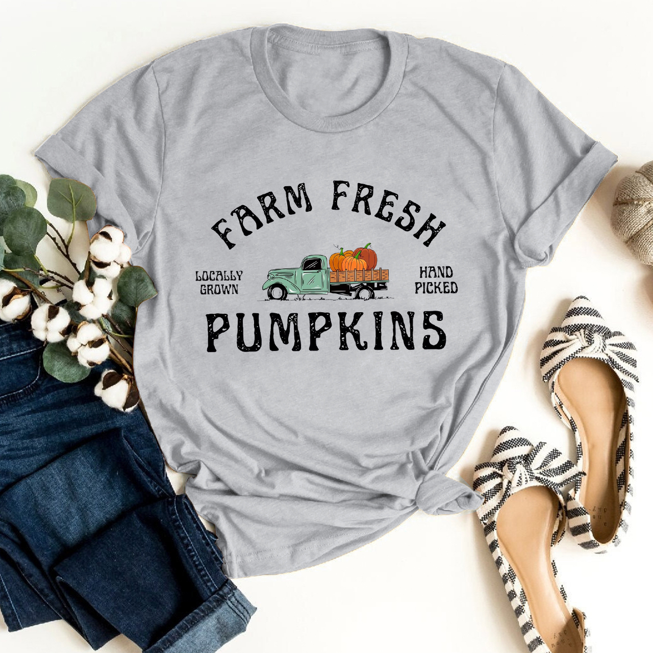  Farm Fresh Pumpkins Shirt For Her