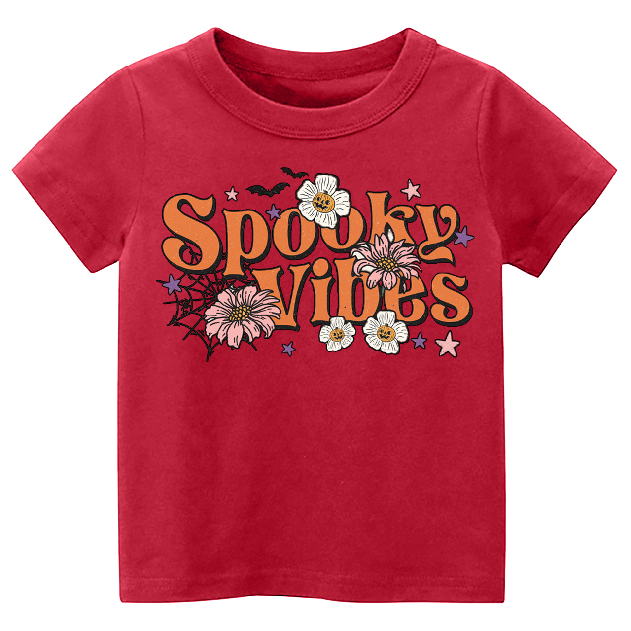 Spooky Vibes Retro Cute Kids Shirt 