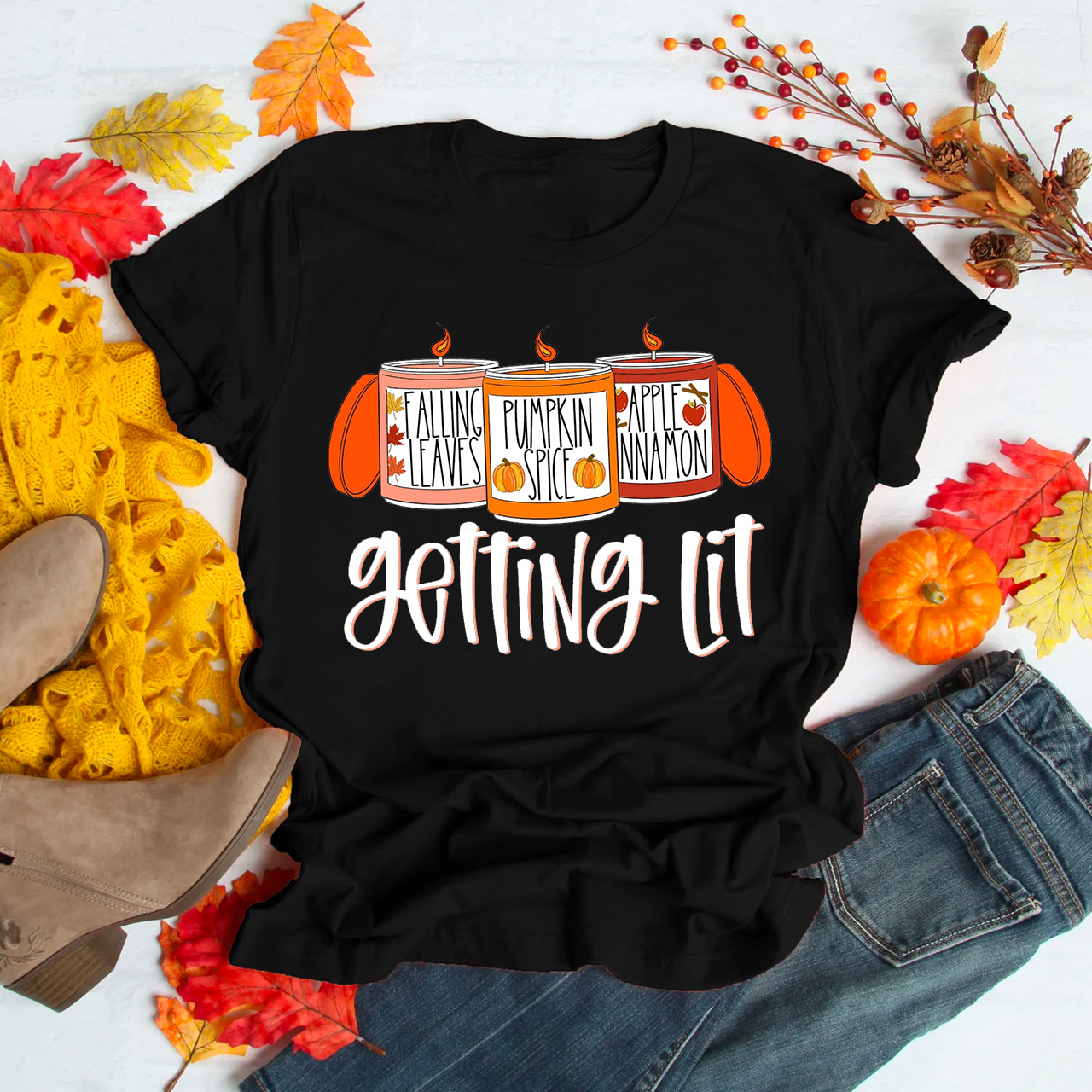 Getting Lit Candles Shirt For Her