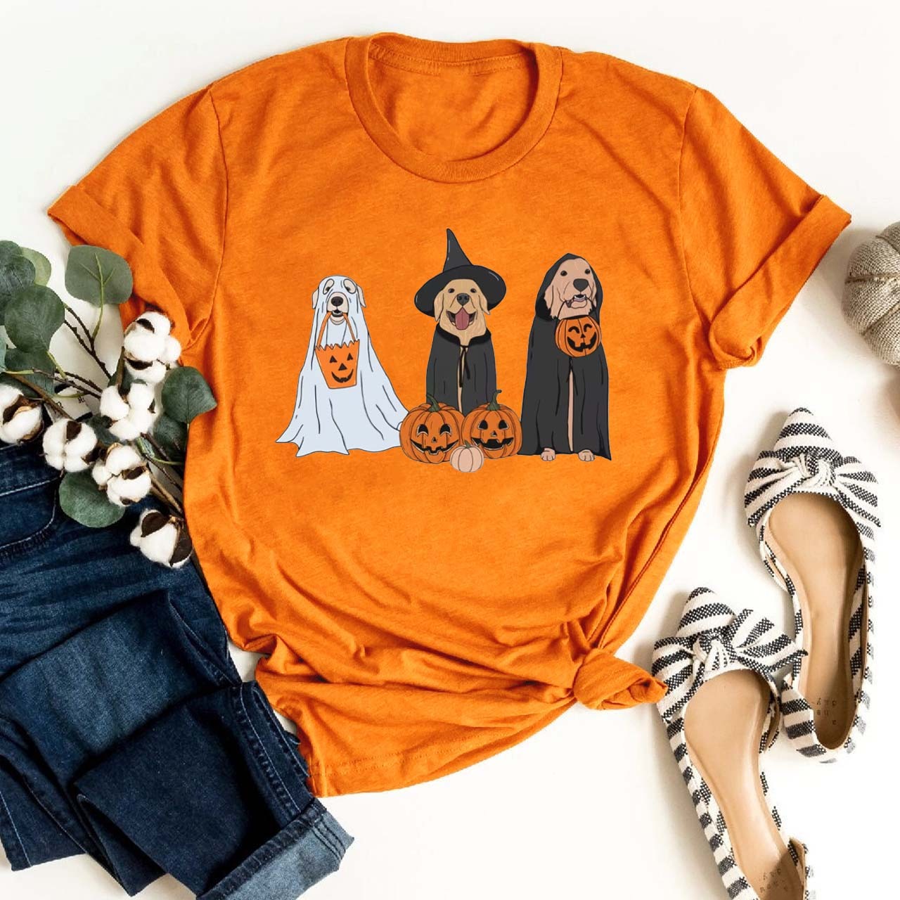 Spooky Season Ghost Dogs Shirt For Her