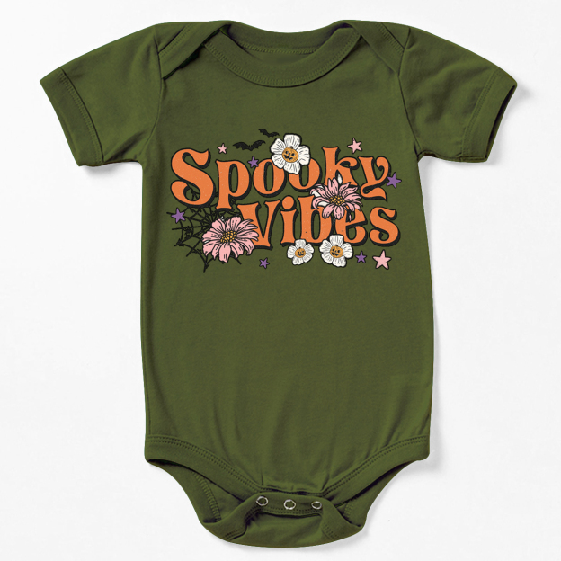  Spooky Vibes Bodysuit For Baby