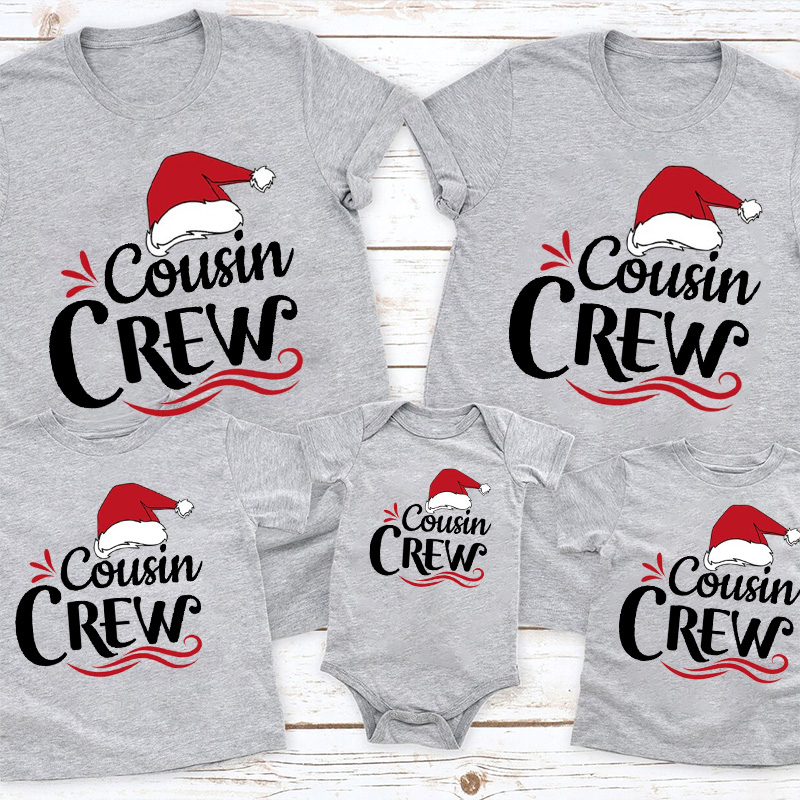 Cousin Crew Family Merry Christmas Shirts