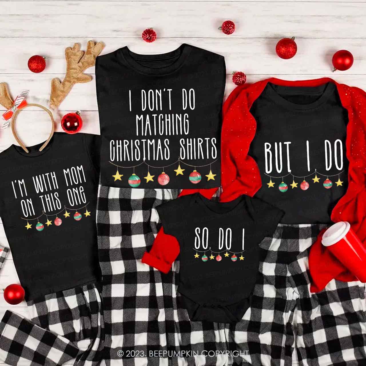 Matching Family Christmas Shirts For Family Members Beepumpkin