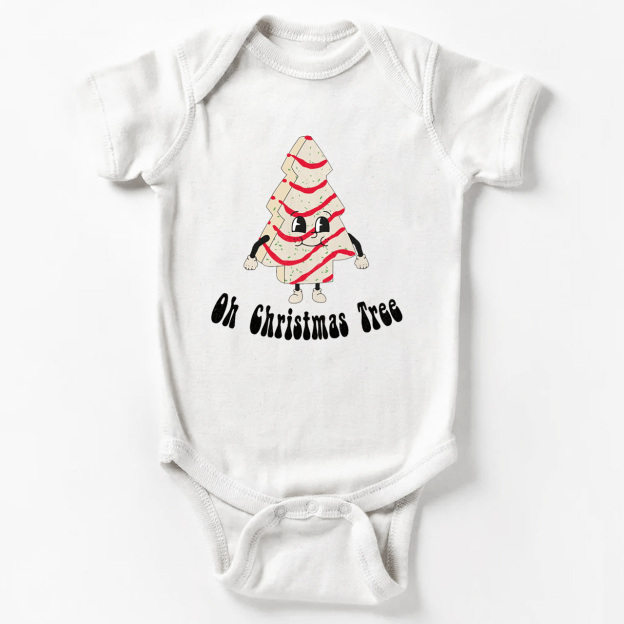 Oh, Christmas Tree Baby Christmas Bodysuit