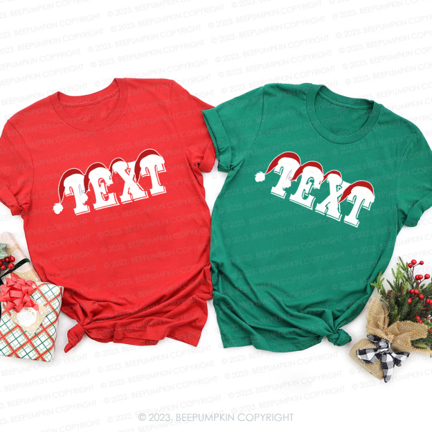 Matching Christmas Family Shirts - Personalized Name Beepumpkin