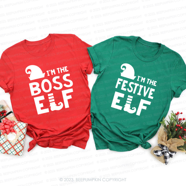 Personalized Elf Squad Matching Family Christmas Shirts Beepumpkin