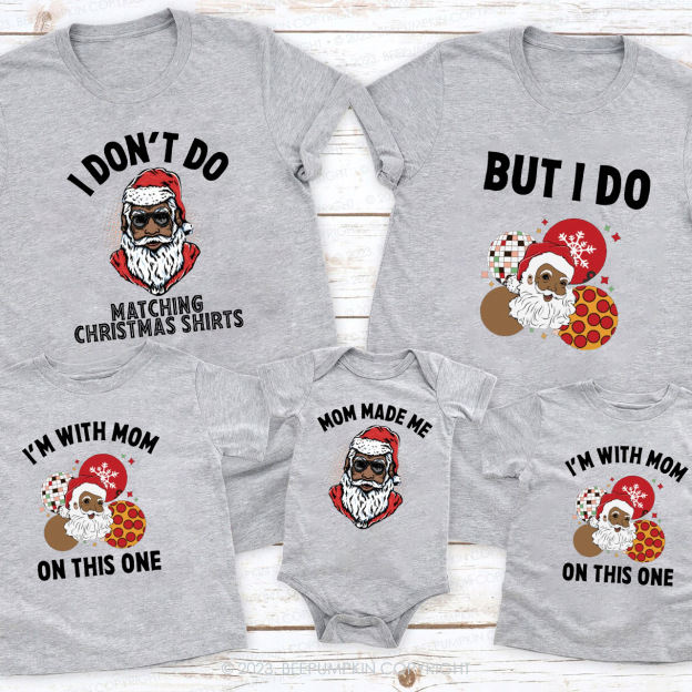 Santa Claus Funny Christmas Party Family Shirts Beepumpkin
