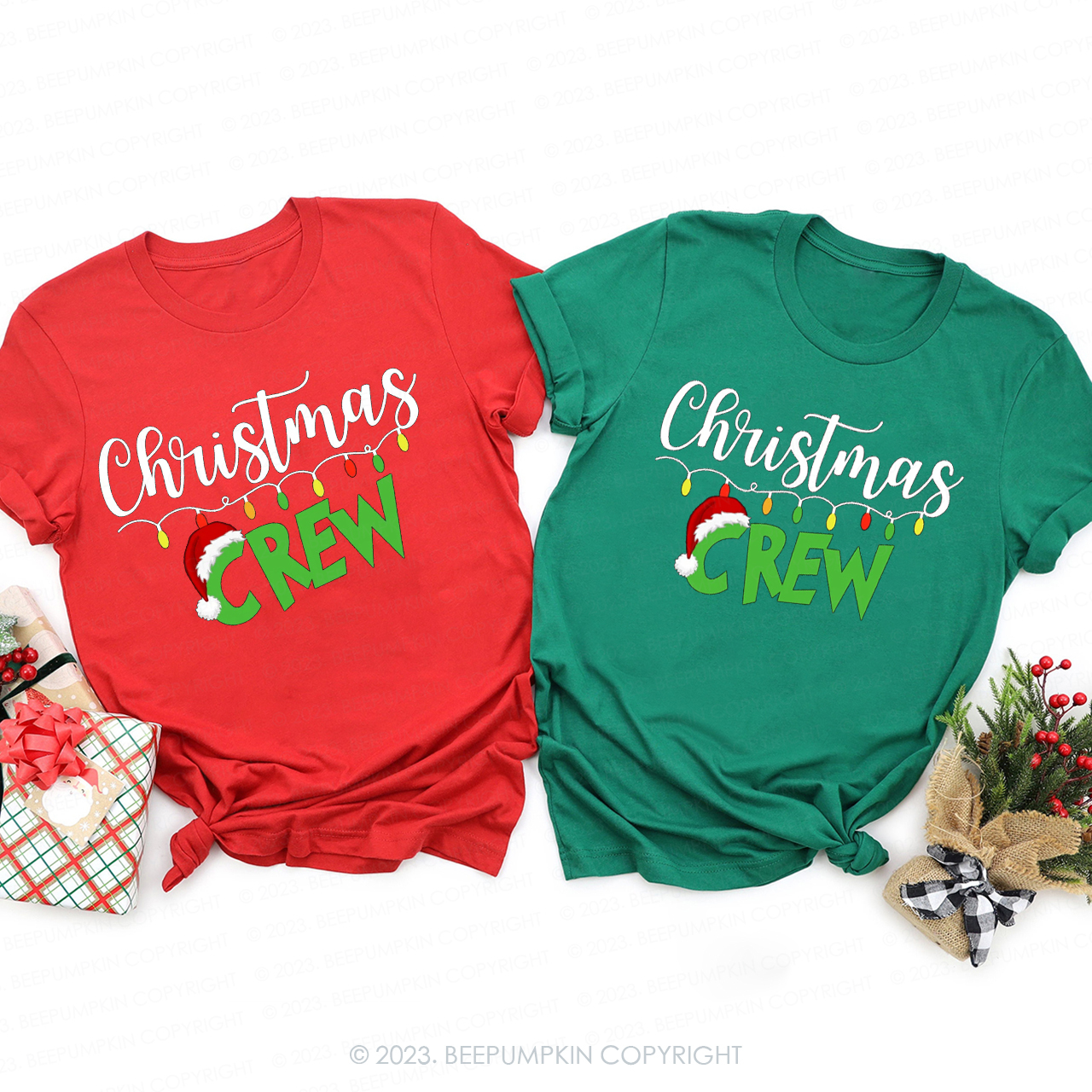 Christmas Crew Lanterns 2023 Shirts Beepumpkin