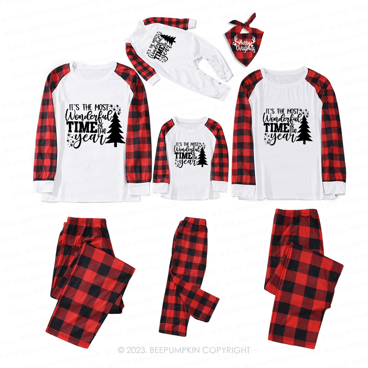 It's The Most Wonderful Time of the Year  Pajamas For Family Beepumpkin