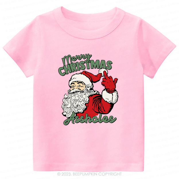Retro Santa Funny Sarcastic Tees For Kids Beepumpkin