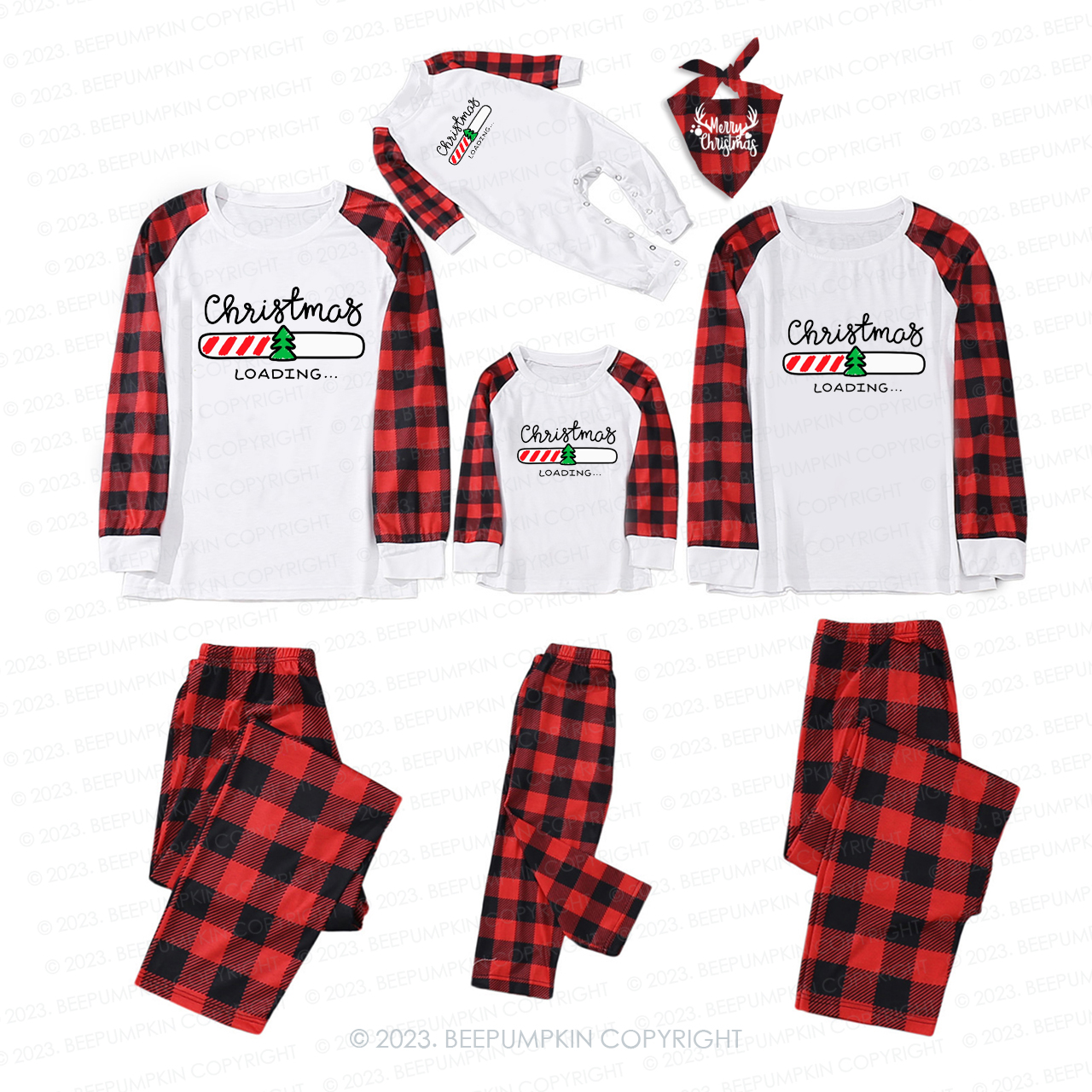 Christmas is Coming Family Matching Pajamas Beepumpkin