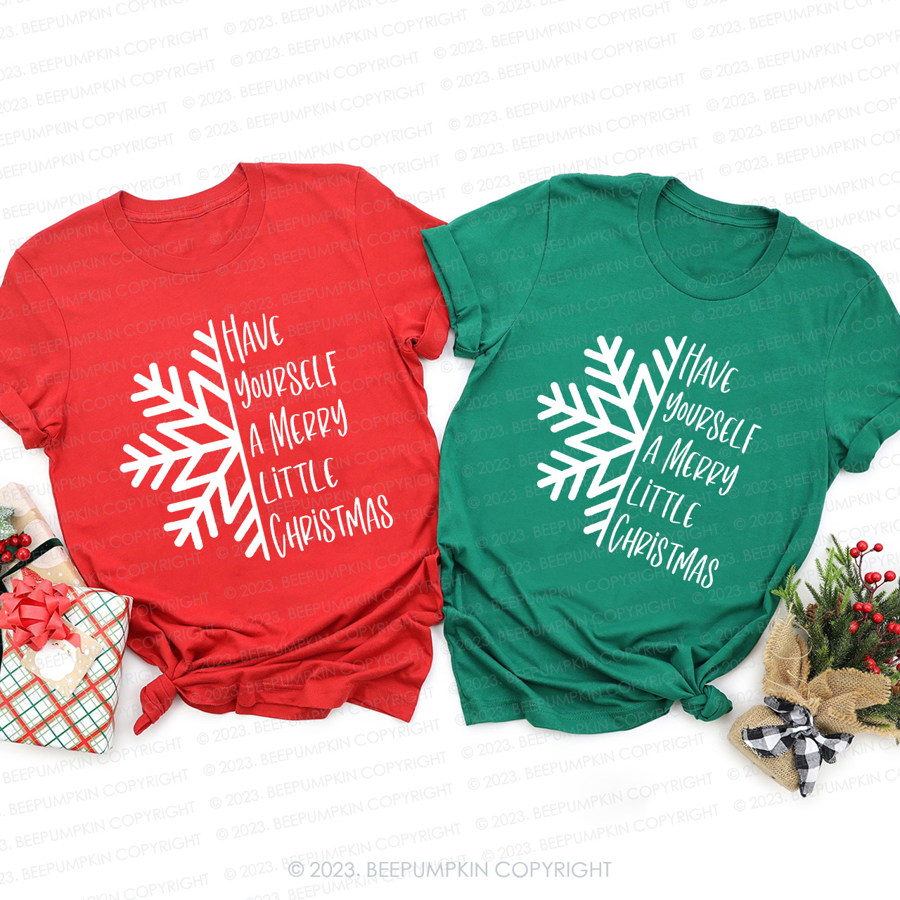 Have Yourself A Merry Little Christmas Matching Shirts Beepumpkin