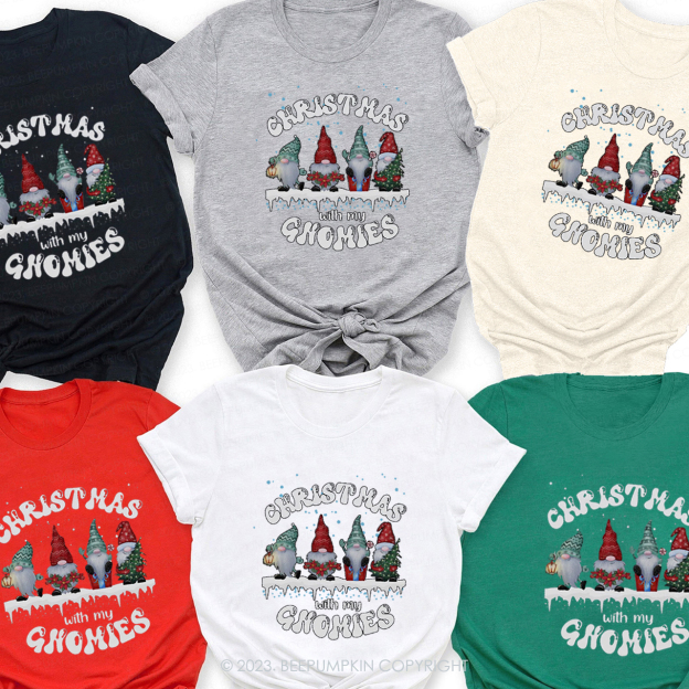 Four Santa Clauses on Christmas Eve Matching Family T-shirts Beepumpkin