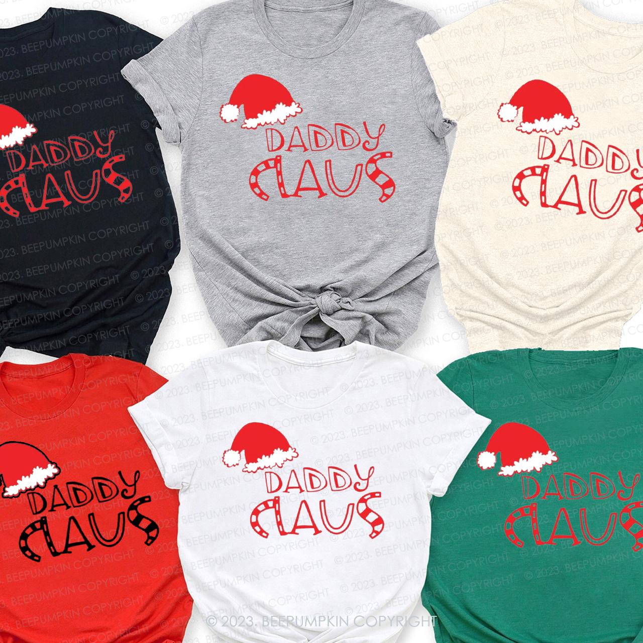 Santa Claus Mommy and Me Family Christmas Shirts