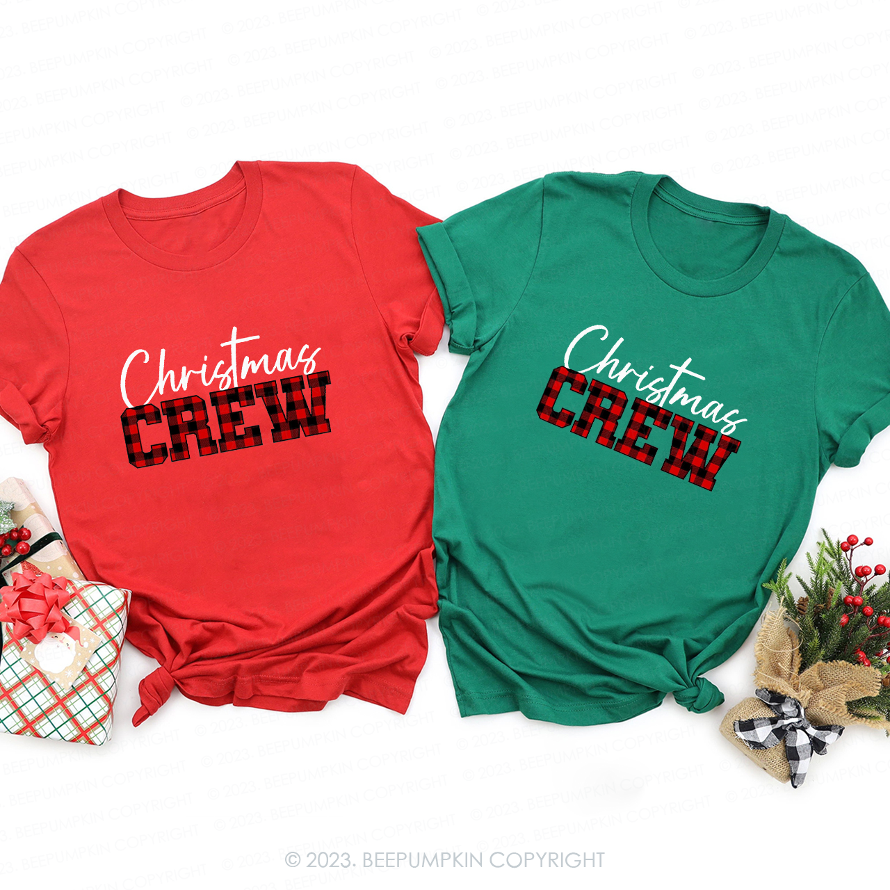 Matching Christmas Shirts-Christmas Crew