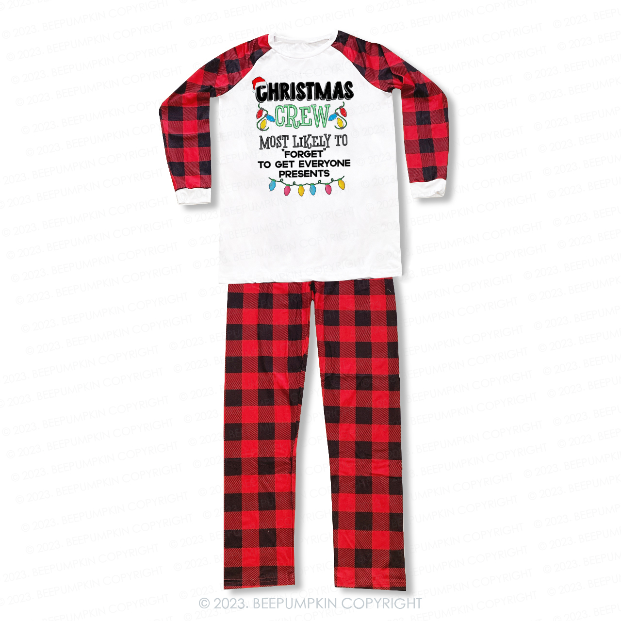 Personalized Christmas Crew Most Likely To Family Gifts Matching Pajamas