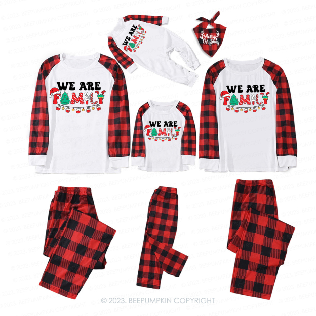 We Are Family Christmas 2023 Holiday Matching Pajamas