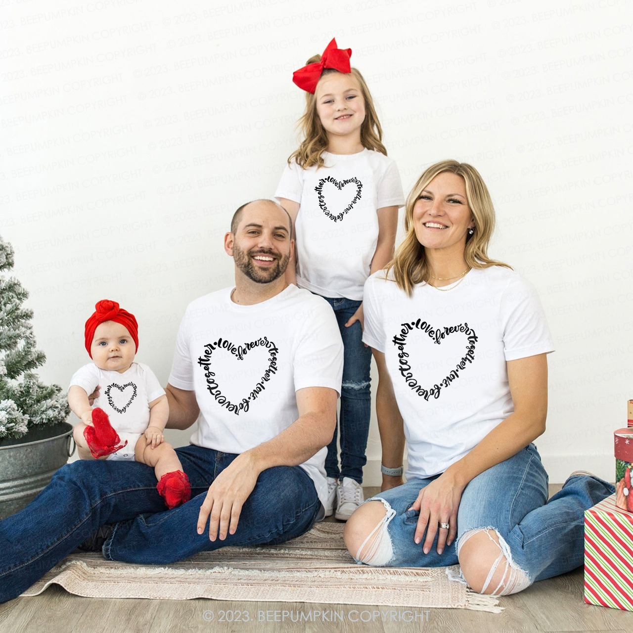 Crafting Unforgettable Family Matching Shirts for a Love Filled Valent