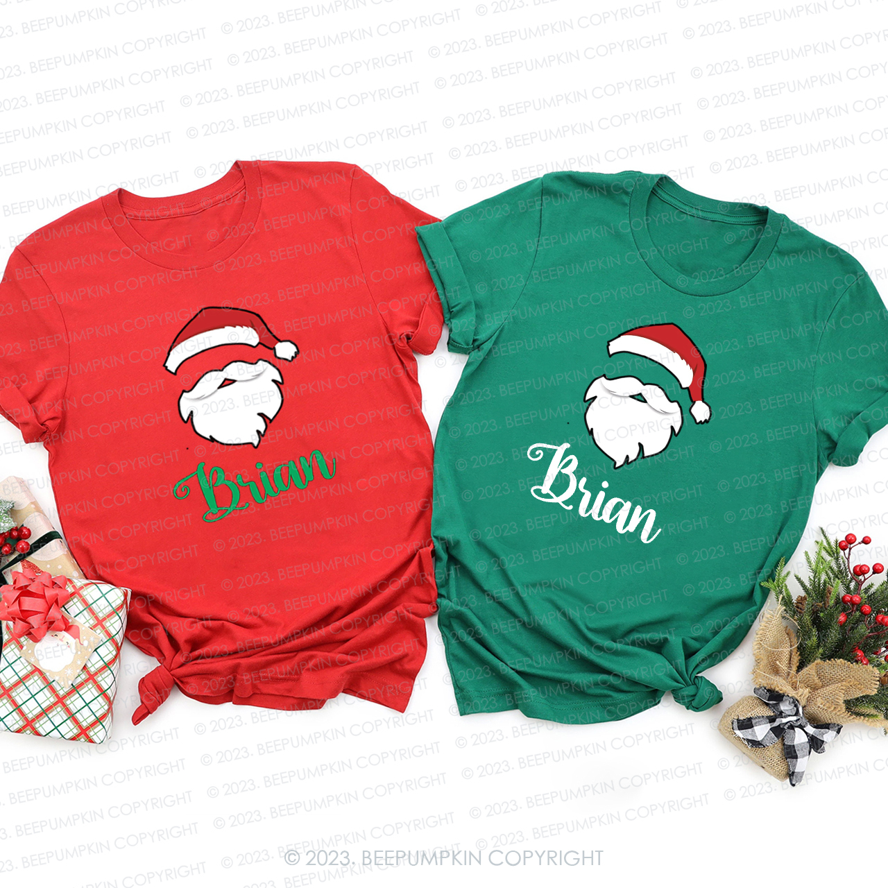 Personalized Funny Christmas Avatar Family Matching Shirts