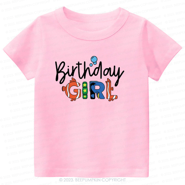 Finding Nemo Birthday -Toddler Tees