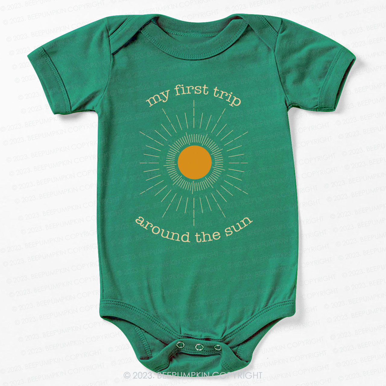 First Trip Around The Sun Bodysuit For Baby