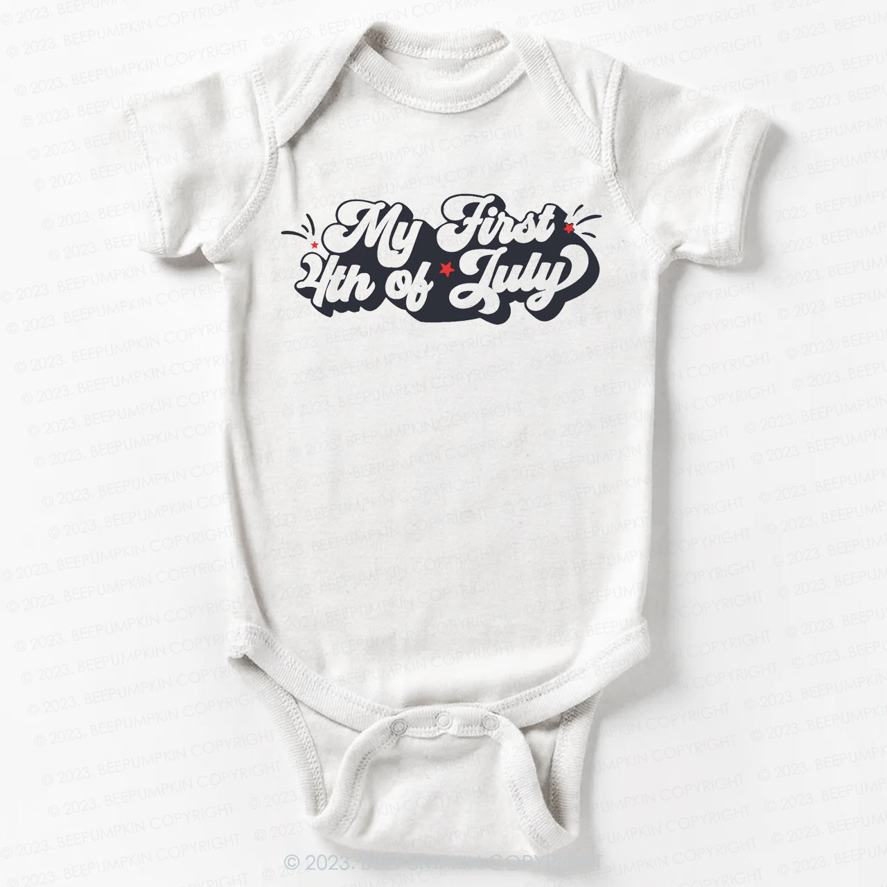 My First 4th Of July Bodysuit For Baby