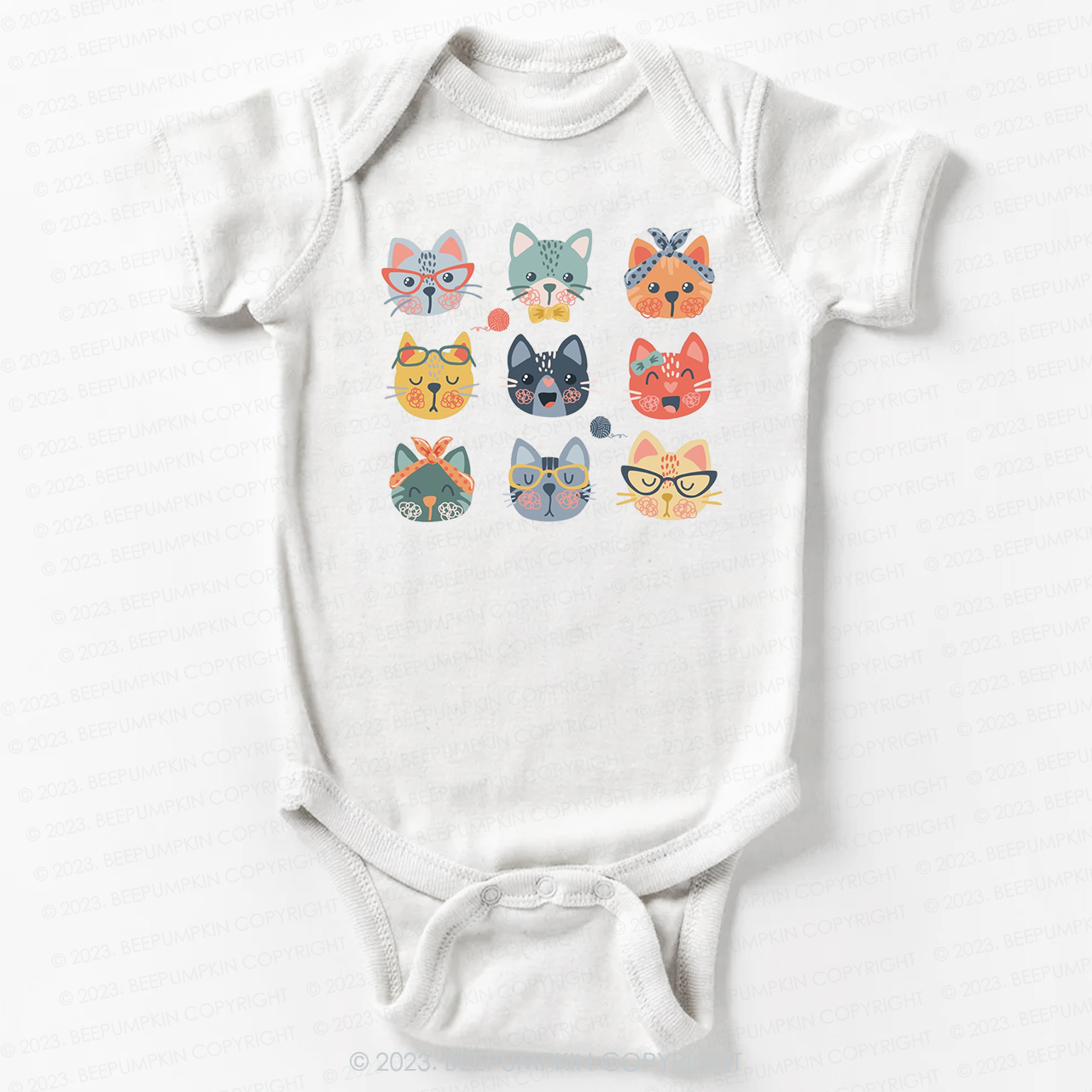 Cute Cat Lover Bodysuit For Baby