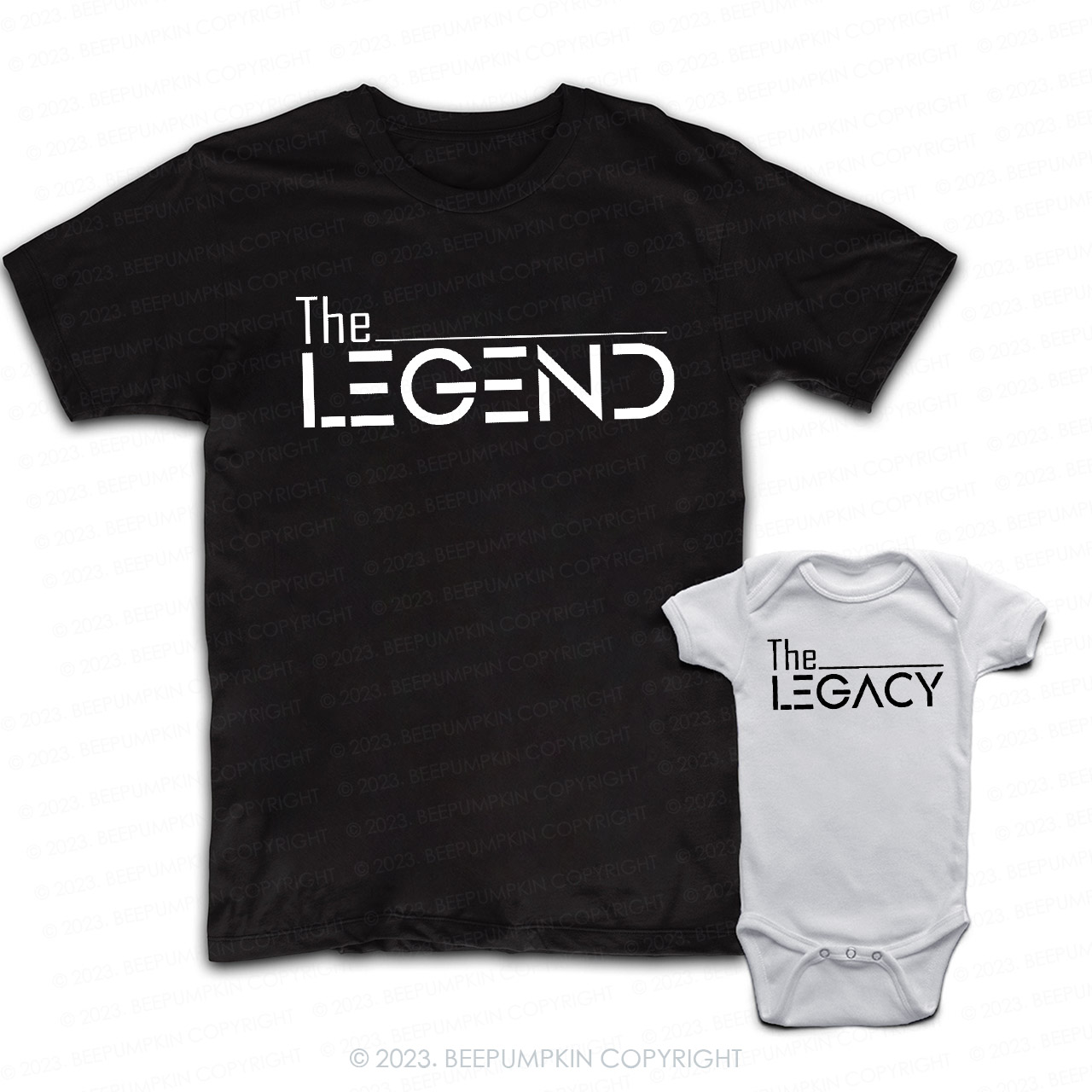 Gift Matching Legend Legacy Shirts For Dad&Me