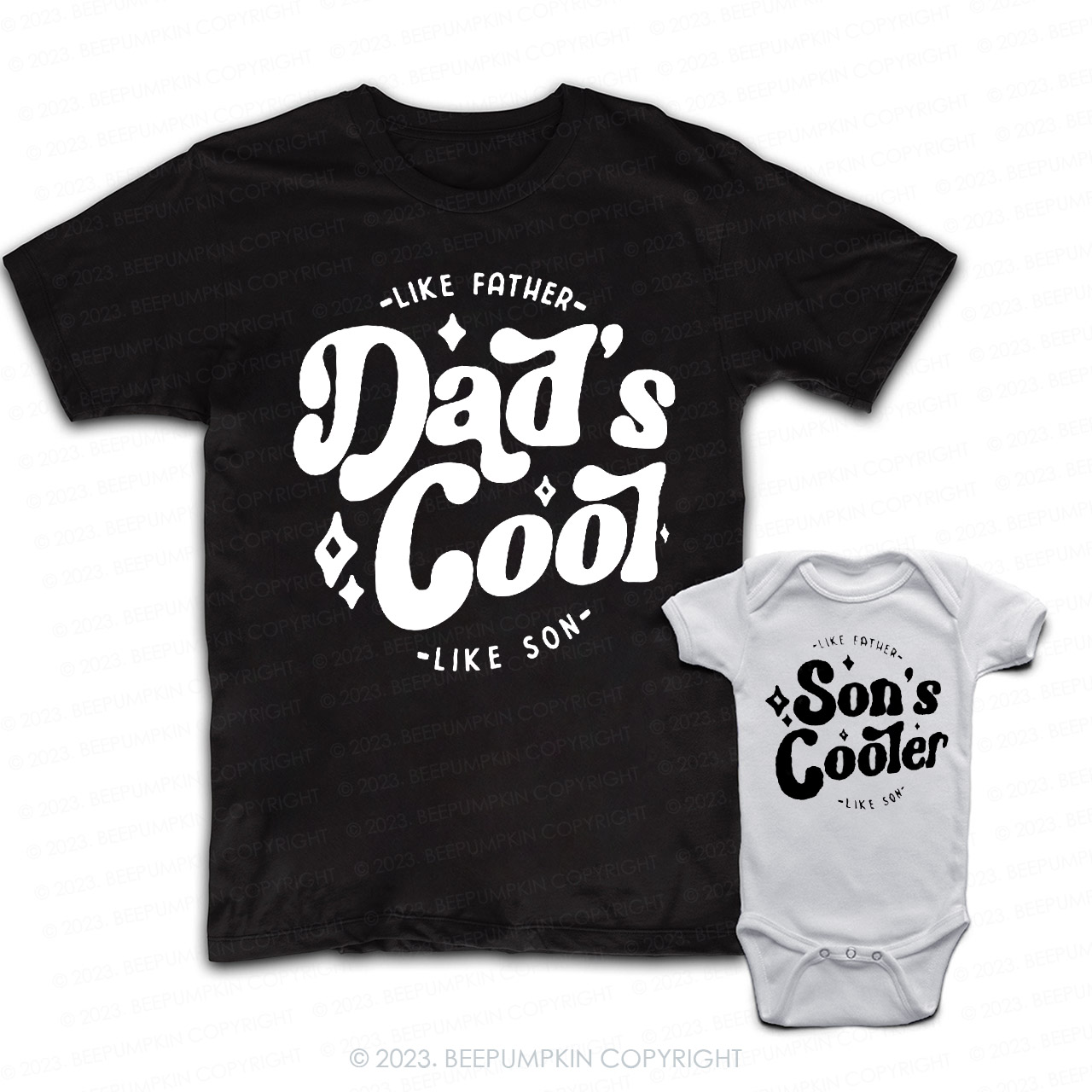 Dad's Cool Matches Son's Cooler Dad&Me T-Shirt