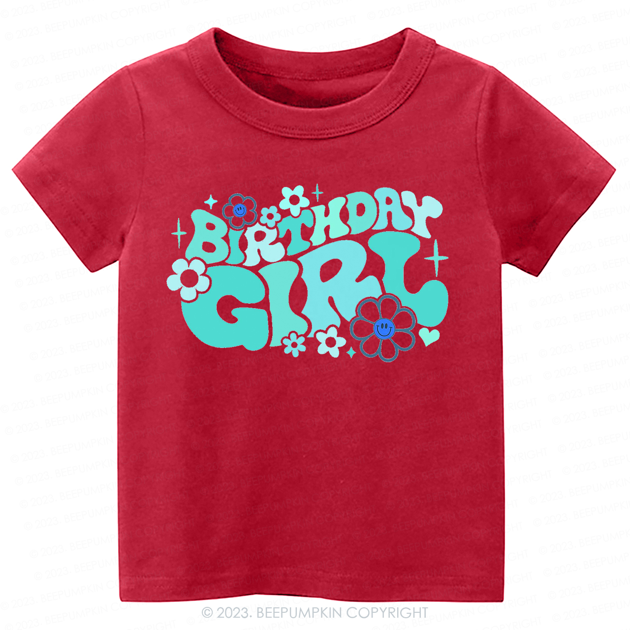 Pink Retro Birthday -Toddler Tees