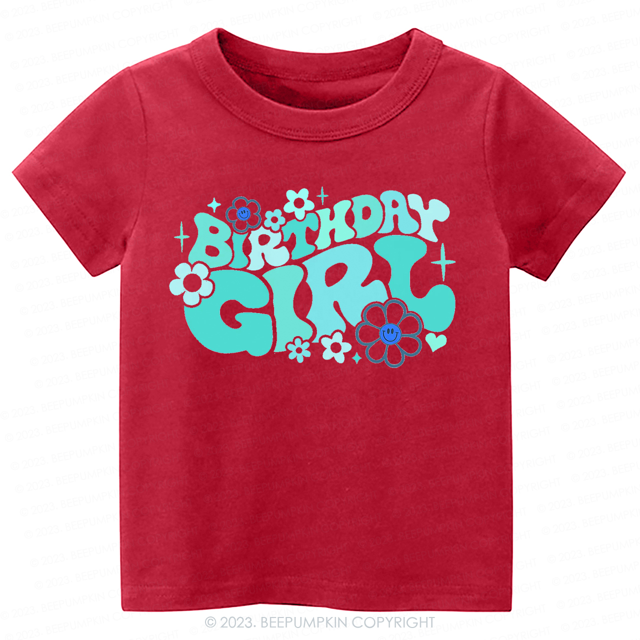 Pink Retro Birthday -Toddler Tees