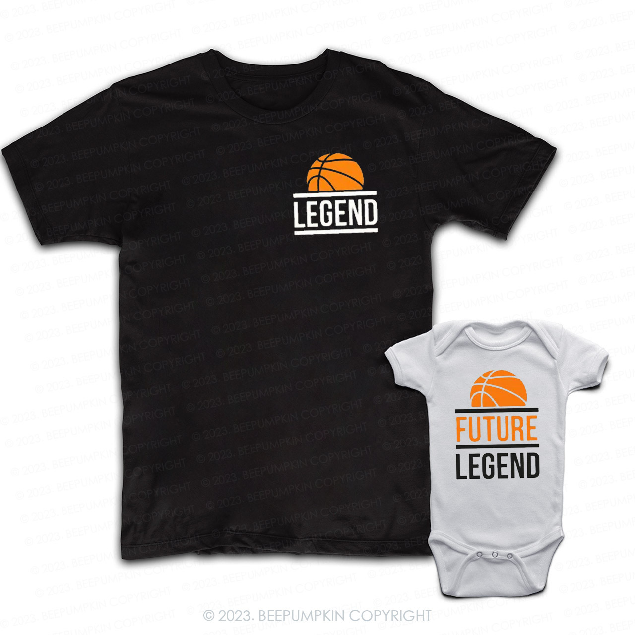Legend & Future Legend Matching T-Shirts For Dad&Me
