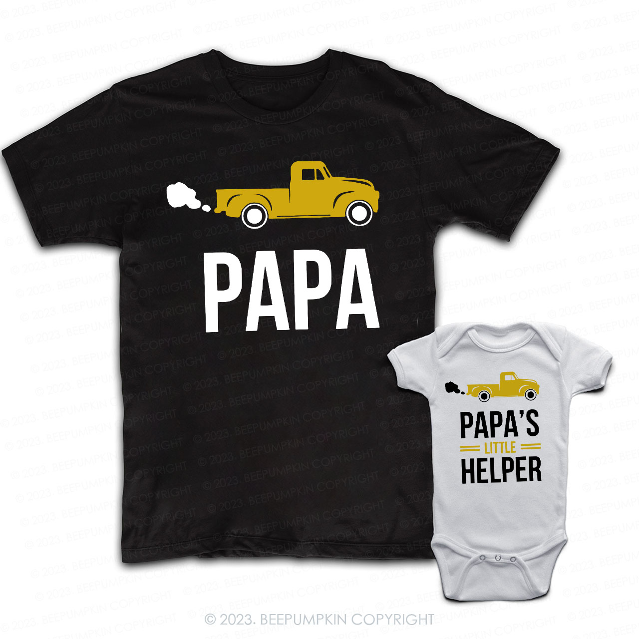  Little Helper Dad & Me Matching T-Shirts 