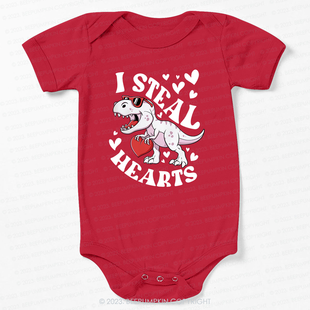 I Steal Hearts Valentine's Day Bodysuit For Baby