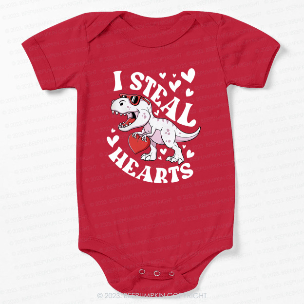 I Steal Hearts Valentine's Day Bodysuit For Baby