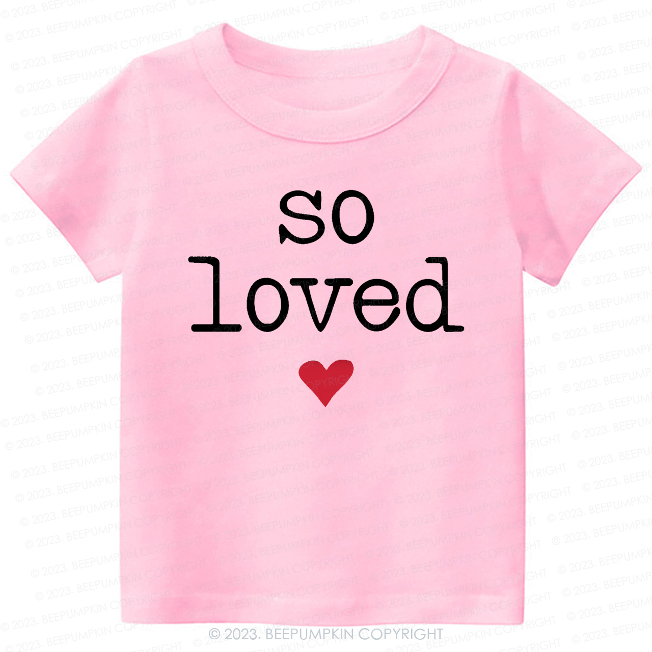 So Loved Valentine's Day-Toddler Tees