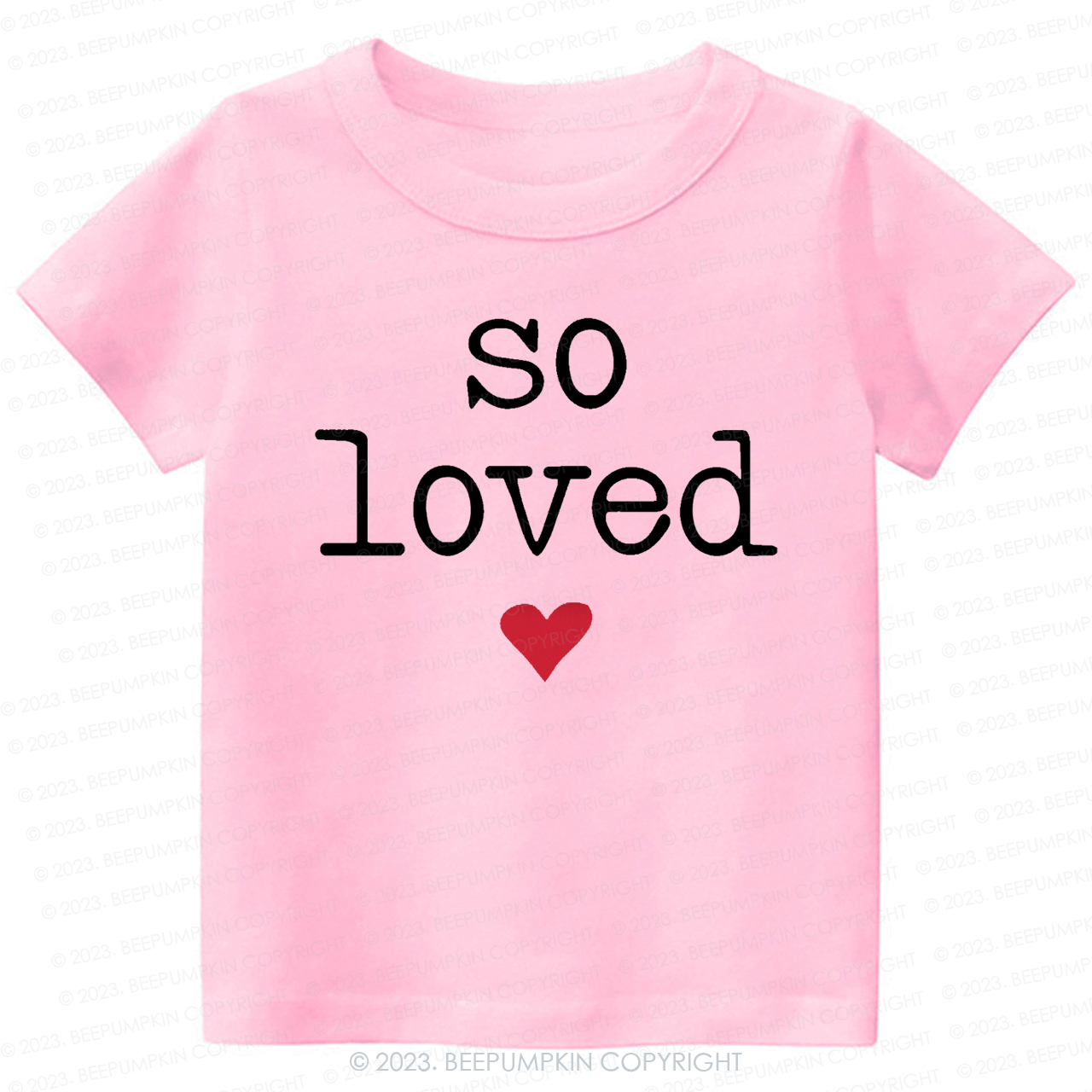 So Loved Valentine's Day-Toddler Tees
