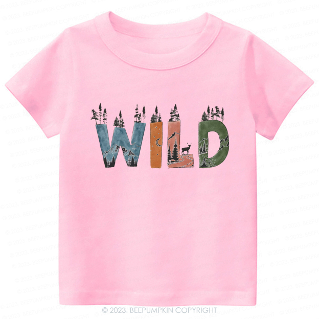 Wild Hiking Outdoors Adventure -Toddler Tees