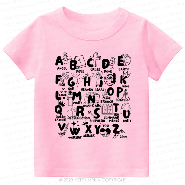 Biblical Alphabet Cut File-Toddler Tees