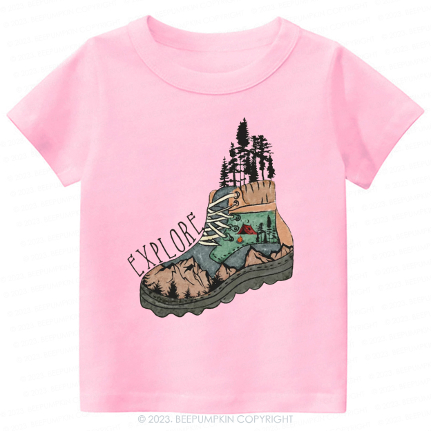  Adventure Explore Hiking Outdoors -Toddler Tees
