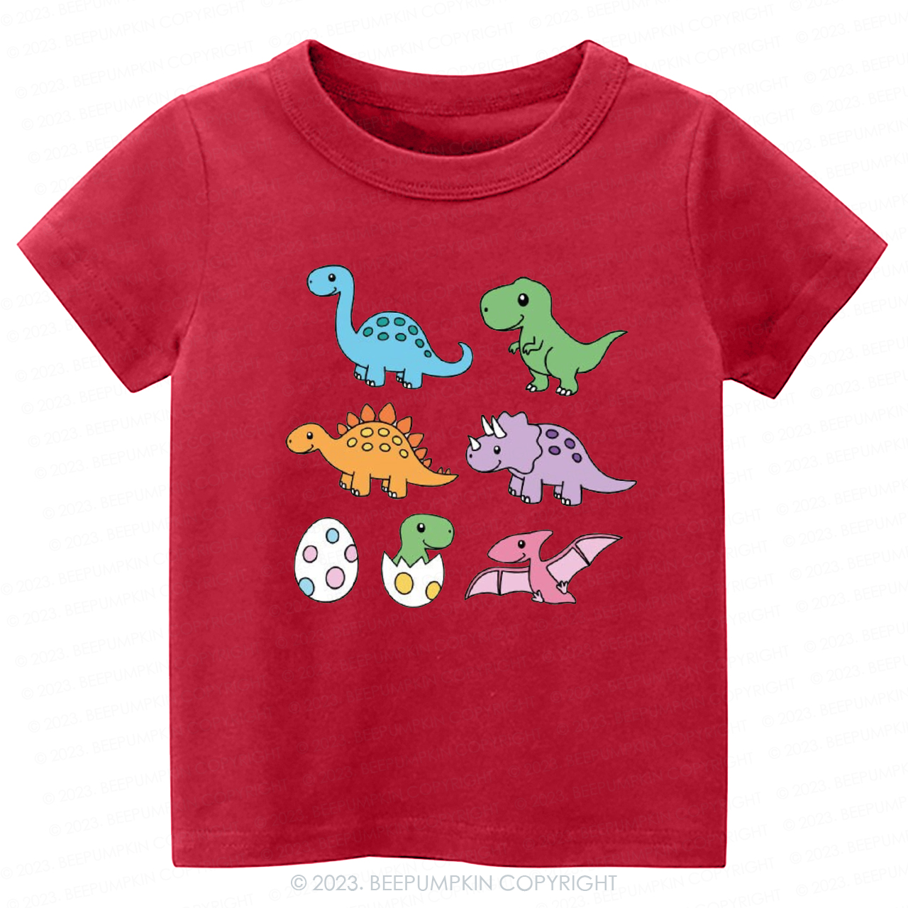 Colorful Dinosaur Gift -Toddler Tees