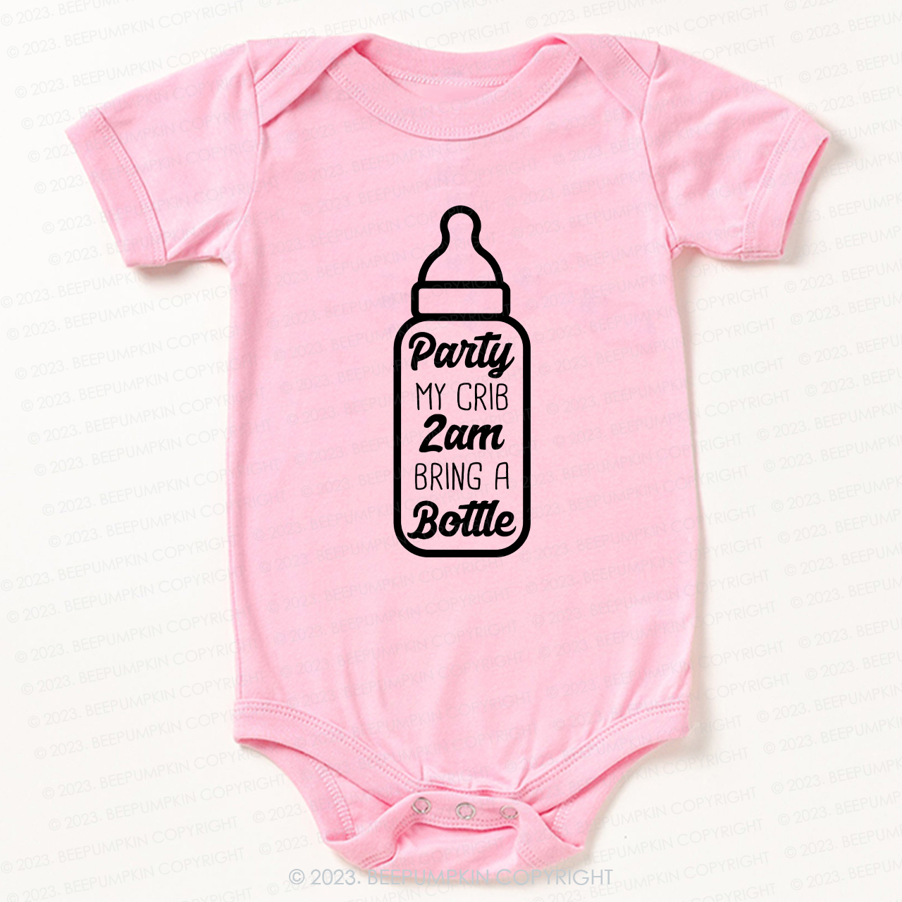 Party My Crib 2am Bring A Bottle Bodysuit For Baby