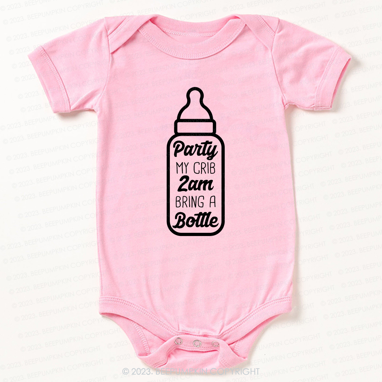 Party My Crib 2am Bring A Bottle Bodysuit For Baby