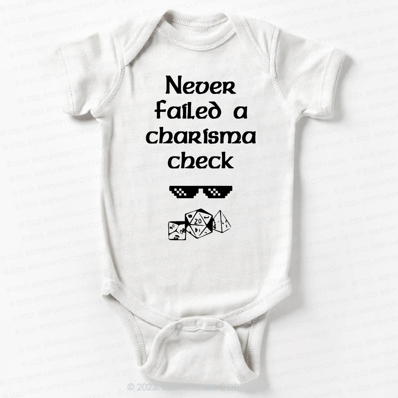 A Charisma check Bodysuit For Baby