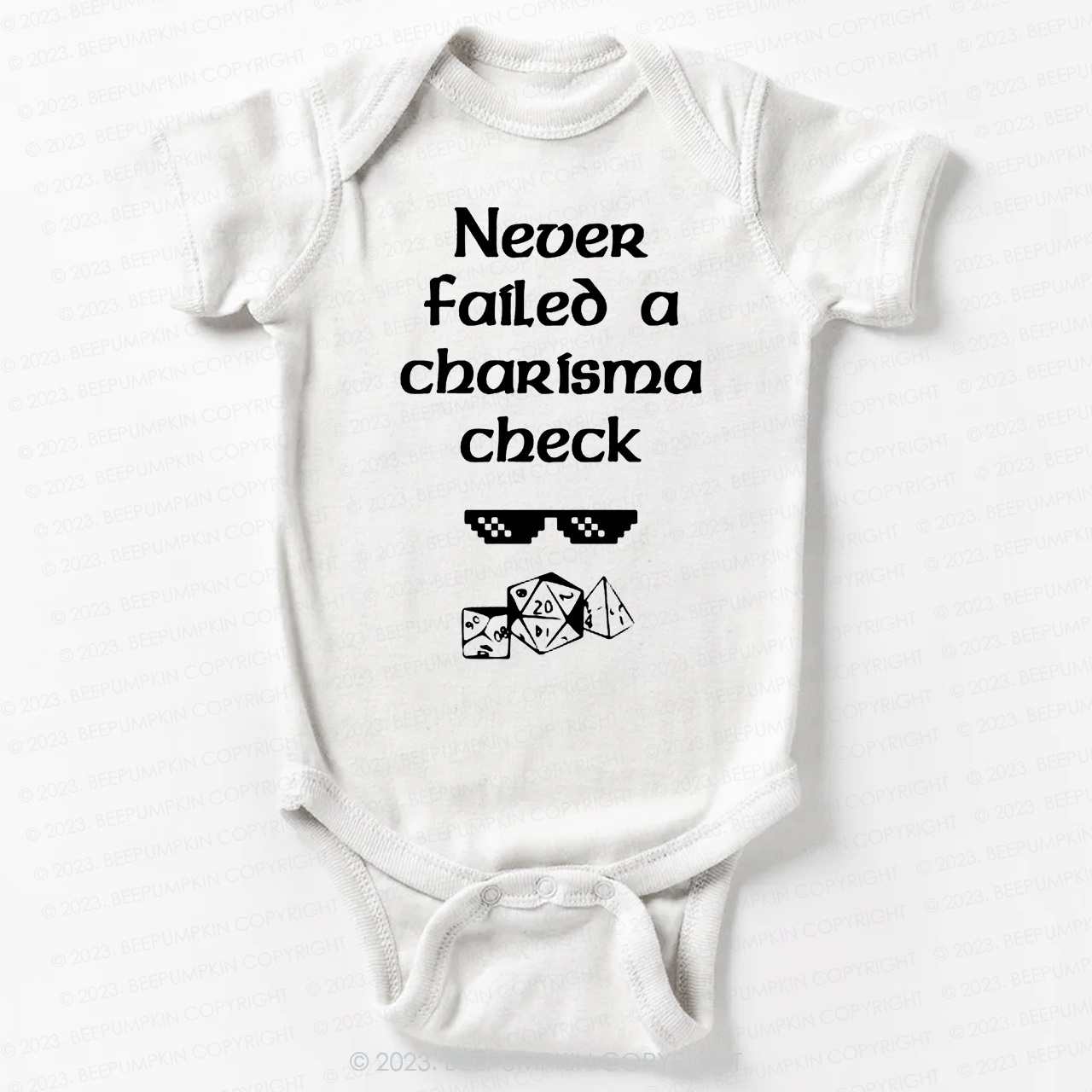A Charisma check Bodysuit For Baby